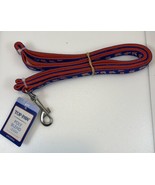 Top Paw Red White &amp; Blue Mushroom Dog Leash (6ft) 5/8&quot;W - £8.61 GBP