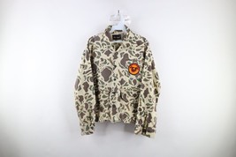 Vtg 70s Mens Small Custom Hemmed Ohio Safe Hunter Camouflage Button Shir... - £51.67 GBP