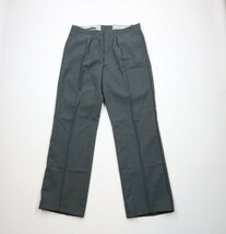 Vintage 80s Military Mens 34x33 Heavyweight Wool Button Fly Wide Leg Pan... - $98.95