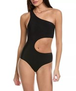 Zadig &amp; Voltaire Crinkle One-Shoulder Swimsuit One-Piece Women&#39;s $278, S... - $49.49