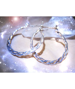 Haunted EARRINGS HALT CLEANSE NEGATIVITY CLEANSING MAGICK HOOPS Cassia4  - €174,72 EUR