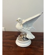 Vintage White Porcelain Dove Bird ANDREA SADEK JAPAN Home Shelf Decor Retro - $23.75