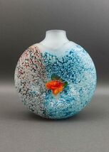 Kosta Boda Sweden Kjell Engman Signed Reef Fish Art Glass Vase #80202 - $9,324.69 MXN