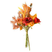 Autumn Color Bouquets Of Green Plants Wholesale Artificial Flowers - £20.16 GBP