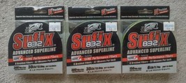Sufix 832 Advanced Superline Gore Performance Fishing Line  Lot of 3 As Is - £43.72 GBP