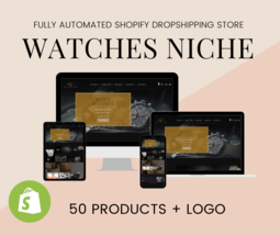 topwatchesonline.com READY-MADE DROPSHIPPING shopify .com store shop watches - £54.77 GBP