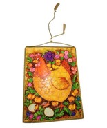 Vintage Picture Pets for Hallmark 12.5 in Hanging Chicken Easter Card Un... - £10.45 GBP