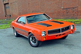 1972 AMC Javelin SST front qtr | 24x36 inch POSTER | vintage classic car - £17.54 GBP