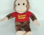 Gund Universal Studios Curious George Plush in Red Shirt Stuffed Animal 12” - £15.63 GBP