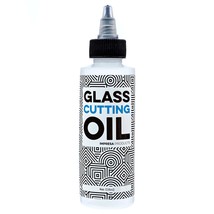 Glass Cutting Oil With Precision Application Top - 4 Oz - Great For Stained Glas - £18.13 GBP