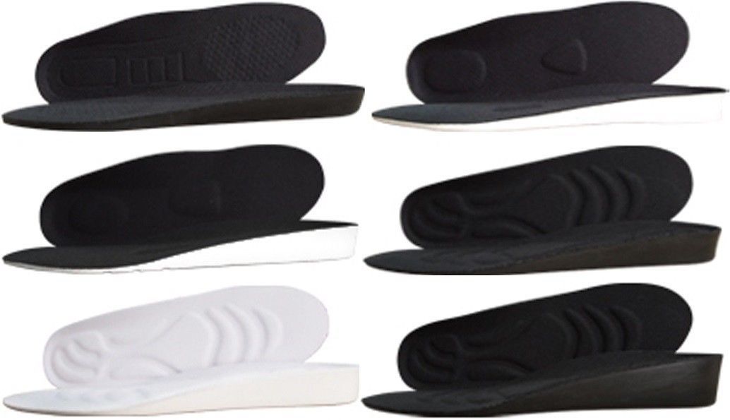 Wholesale Lot of 2~5 Pairs PU Height Increase Shoes Insoles Lift Taller wi-pu