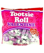 Tootsie Roll Valentine Individually Wrapped Pink Candy, 12 Ounce Bag, 50... - £11.30 GBP