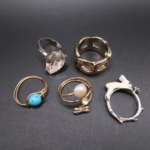 Costume Jewelry Ring Mixed Lot #3 US Sizes 7, 7.5, 8, 8.5 - £12.96 GBP
