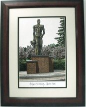 Michigan State University Spartan-Sparty Collegiate Framed Print - £55.81 GBP