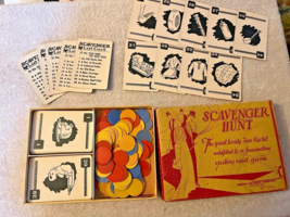 C1930&#39;s ORIGINAL Scavenger Hunt Game Milton Bradley - £26.34 GBP