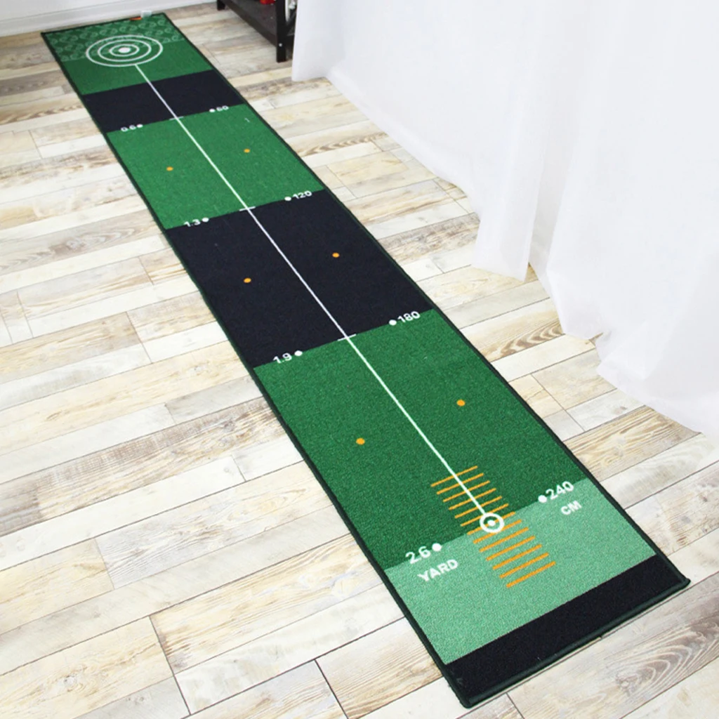 Golf Putting Indoor Golf Hitting Mat Green Mat Golf Practice Training Aid Equipm - $206.17