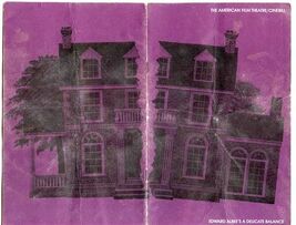 American Film Theatre Cinebill Edward Albee A Delicate Balance Hepburn S... - $23.76