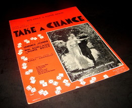 1933 It&#39;s Only A Paper Moon Antique Sheet Music Harms From Take A Chance Movie - £9.43 GBP