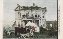 Postcard Ezra Meeker&#39;s Homestead, Puyallup, Wash Camp 1 Oregon Trail - £4.32 GBP