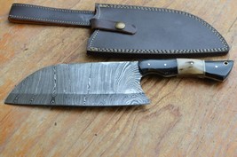 damascus hand forged hunting/kitchen cleaver From The Eagle Collection 96bA - £35.71 GBP