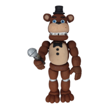 FNAF Five Nights At Freddy´s Fazbear brown  9&quot; Mexican hard plastic toy figure - $29.75