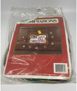 VTG 1993 Temptations Count Down To Christmas Advent Calendar Cross Stitc... - £7.16 GBP