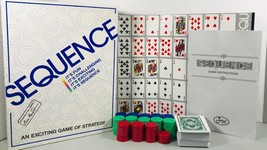 Sequence Board Game - Jax LTD. - 1995 - Strategy Family Fun COMPLETE! - $12.82