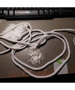 GRADUATION HONOR CORD TO WEAR WITH ROBE WHITE 60&quot; - £7.02 GBP
