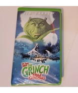 Dr. Seuss How the Grinch Stole Christmas Jim Carrey VHS Clamshell Case  - $83.95 MXN