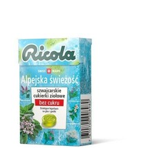 Ricola ALPINE FRESH lozenges SUGAR FREE -Made in Germany FREE SHIPPING - $7.91