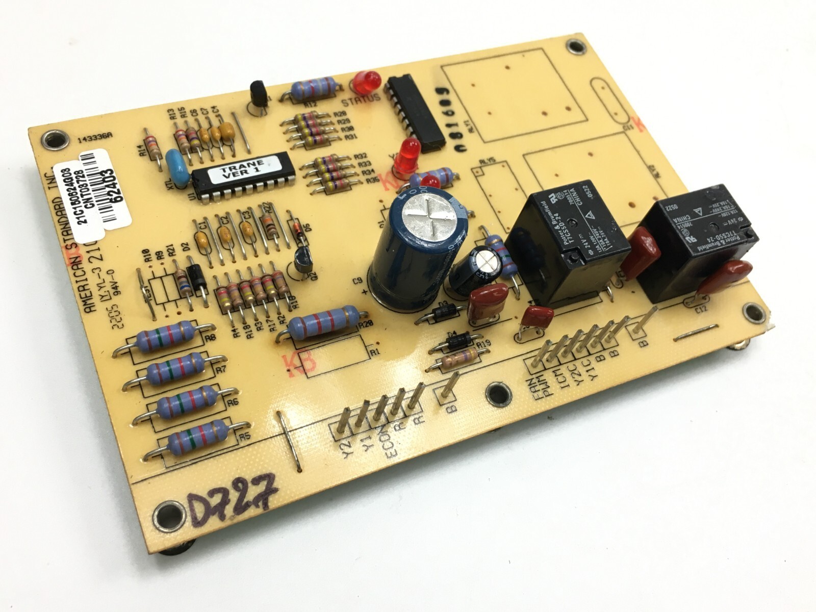 Trane American Standard 21C150624G03 CNT03728 Heat Pump Defrost Board us... - $35.00