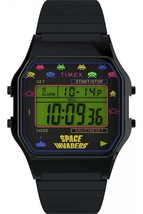 Timex T80 x Space Invaders Nostalgic Arcade Style Watch TW2V39900 Backli... - £66.97 GBP