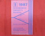 1987 Oldsmobile Owner&#39;s Manual - Delta 88 and 98 Models [Paperback] Olds... - $10.01