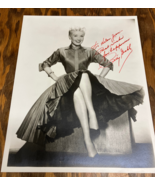 Betty Grable signed autograph black and white photo picture - $1,772.65 MXN
