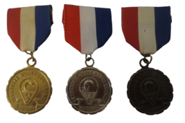 Set of 3 1st, 2nd &amp; 3rd Place Tennessee Valley Conference SWIMMING Metals - £7.36 GBP