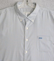 Peter Millar Summer Comfort Shirt Mens XXL White Plaid Button Down WGA L... - $471.58 MXN
