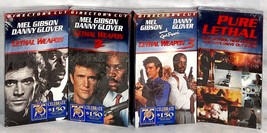 Lethal Weapon 1-3 Vhs Plus Pure Lethal Vhs Outakes Scene Lot Of 4 Vhs New Sealed - £38.53 GBP