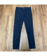 Polo Ralph Lauren Girls Navy Blue Riding Pants Leggings Size 12-14 Large - £21.67 GBP