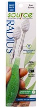 Radius Source Replaceable Head Toothbrush, (1 Toothbrush &amp; 2 Replacement... - $12.95