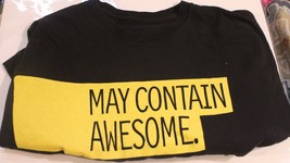 New Egg Tee Shirt Black M May Contain Awesome DW1 - $4.94