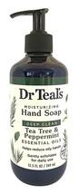 Dr Teal&#39;s Moisturinzing Hand Soap, Deep Clean Tea Tree &amp; Peppermint Essential Oi - £22.36 GBP