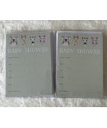Baby Shower Invitations, Baby Animals 24 Cards &amp; Envelopes Green - $112.45 MXN