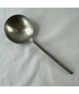 1970 trade fair Round Liquor  Pewter spoon “messe Pirmasens” Emsold K.G.... - $19.79