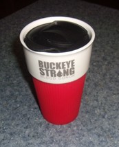 Buckeye Strong Blood Donor Insulated Spill Proof Cup 12 Ounce Hot Cold Brand New - £0.78 GBP