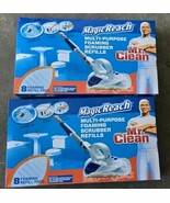 2X Mr. Clean Magic Reach Scrubbing Tub Shower Pad Refills 16 PAD DISCONT... - €42,95 EUR