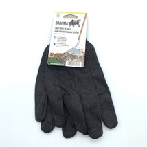 Brahma Light Duty Gloves All Day Comfort Knit Dark Brown L - £6.26 GBP