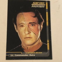 Star Trek TNG Profiles Trading Card #75 Lt Commander Data Brent Spinner - £1.55 GBP