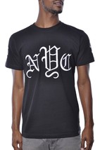 1183ml Quaranta Ounce Old English New York Nyc Ricamato Nero T-Shirt Nwt - $304.51 MXN