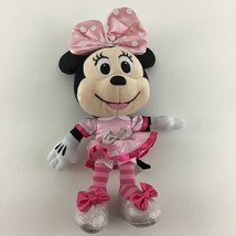 Disney Junior Minnie Mouse 9&quot; Plush Stuffed Animal Toy Bow-Tique Sparkle... - £13.63 GBP