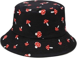 Unisex Print Double Side Wear Reversible Bucket Hat - £25.76 GBP